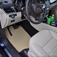 Автомобильные коврики EVA на Mercedes-Benz GL-klasse II X166 3 ряда (2012-2015)