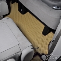 Автомобильные коврики EVA на Chrysler Grand Voyager V (2008->) 2 ряд: кресла 1+1 не убираются в пол