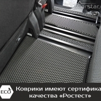 Автомобильные коврики EVA на Peugeot Traveller 8 мест, не Long (2016-2024) 