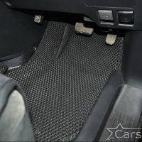 Коврики текстильные на Toyota Noah-Voxy II пр.руль (2007-2015) 2 ряд - без прохода