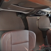 Коврики текстильные на Chevrolet Tahoe IV 3 ряда (2014->)