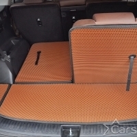 Коврики текстильные на Hyundai Santa Fe IV 3 ряда (2018-2020)