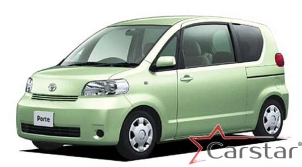 Автомобильные коврики EVA 3D для Toyota Porte I пр.руль (2004-2012)